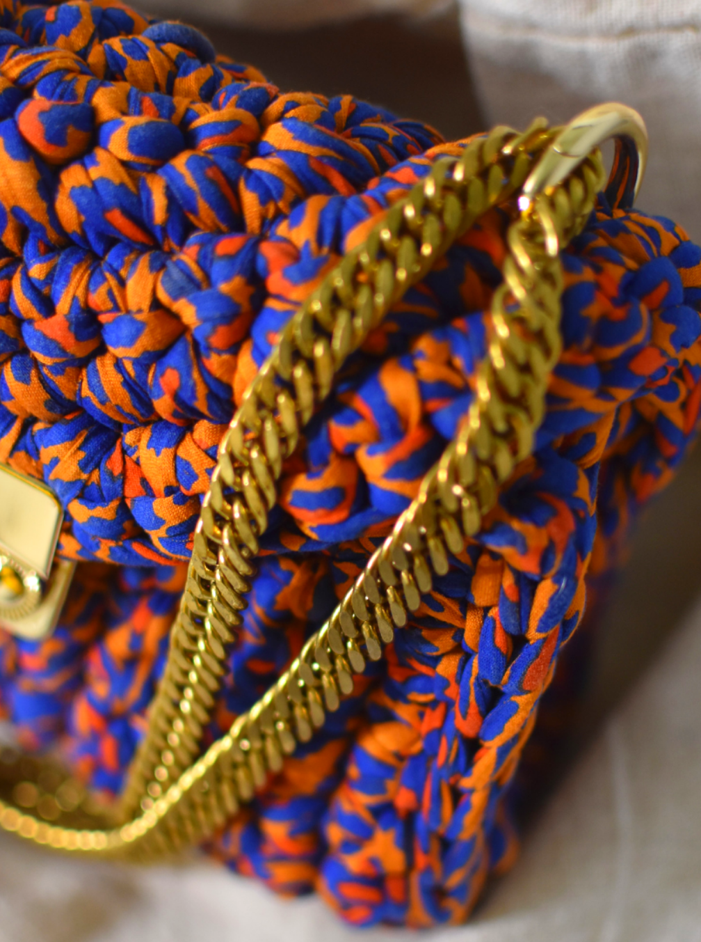 Pepita "Tangerine Tiger" bag 